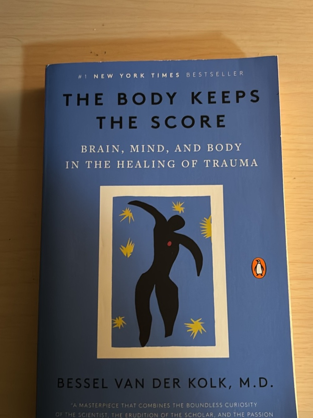 The Body Keeps the Score by Bessel van der Kolk — Blue Paperback